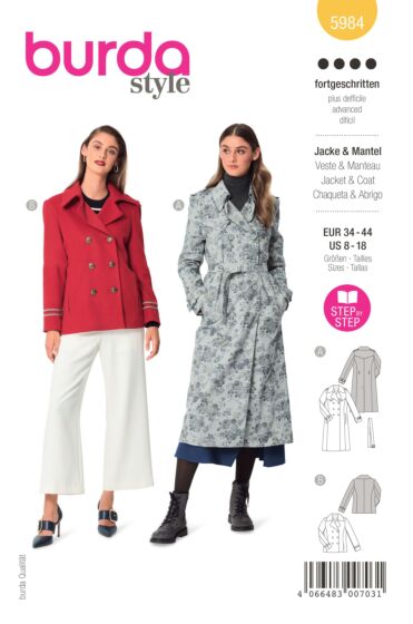 Veste caban & trench-coat n°5984 Automne/Hiver 2022