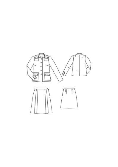 Tailleur Faye n°05 de Burda Vintage Automne Hiver 2015