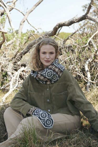 Col en jacquard #23 | Burda Mailles n°18 - 2022
