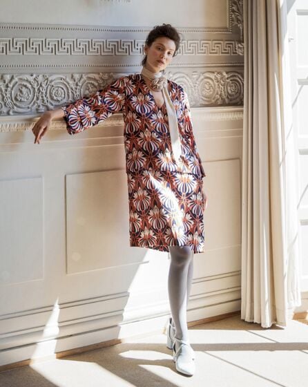 Robe en polyester n°105 | Burda Style 11/22