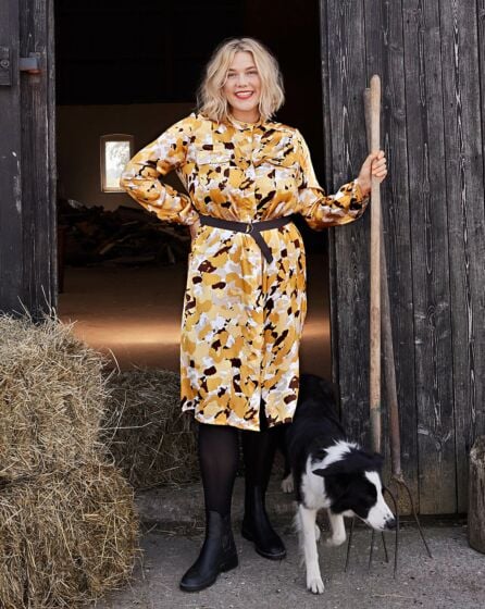 Robe chemisier en viscose n°128 | Burda Style 11/22