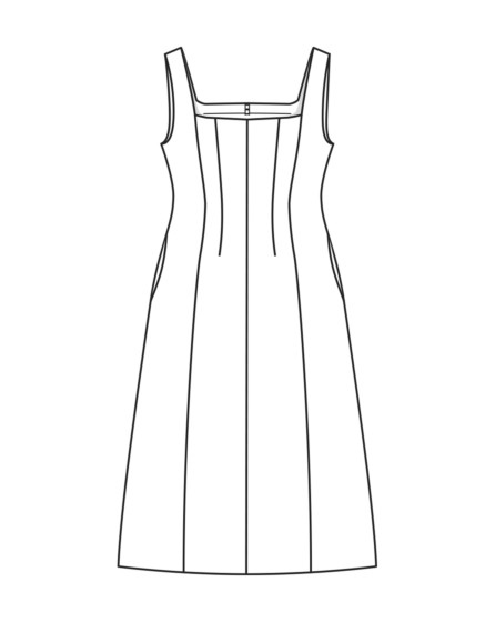 Robe en satin n°102 | Burda Style 12/22