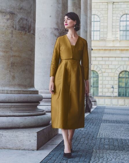 Robe en satin n°102 | Burda Style 12/22