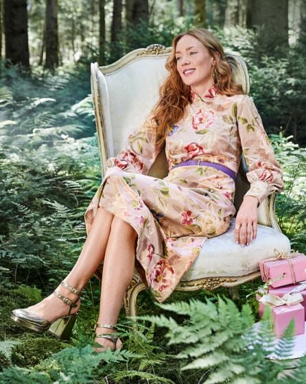 Robe en velours n°107 | Burda Style 12/22