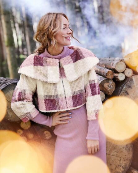 Veste en fourrure synthétique n°120 | Burda Style 12/22