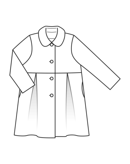 Manteau en tissu bouclette n°134 | Burda Style 12/22
