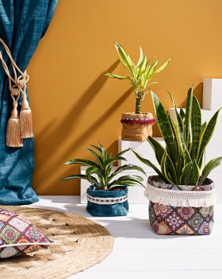 Cache-pot en tissu d'ameublement n°132 | Burda Style 05/2021