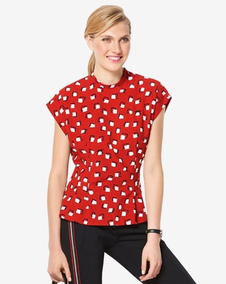 Blouse façon tee-shirt n°6325