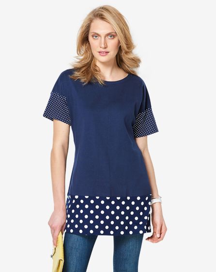 Tee-shirt à épaules débordantes  n°6330