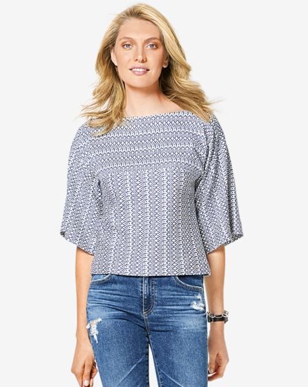 T-shirt et robe à manches amples n°6345