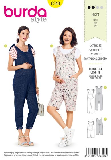 Salopette de grossesse – combinaison n°6348