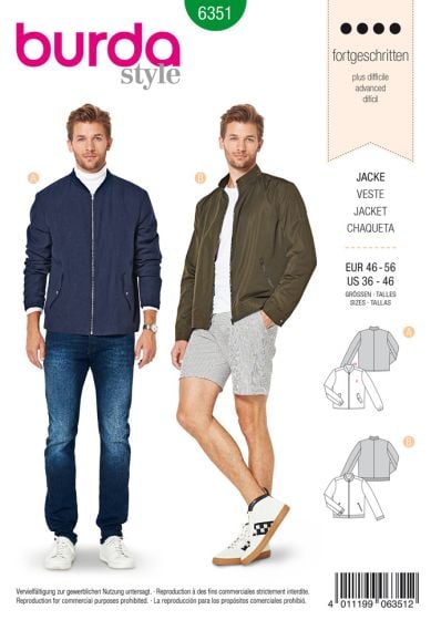 Veste homme – blouson n°6351