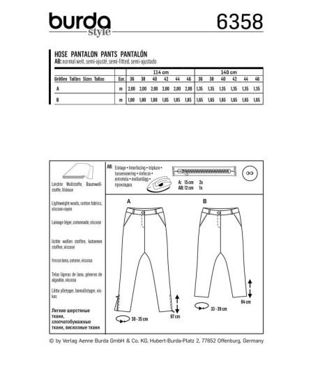 Pantalon n°6358