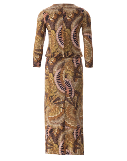 Robe jersey avec une jupe portefeuille n°6362