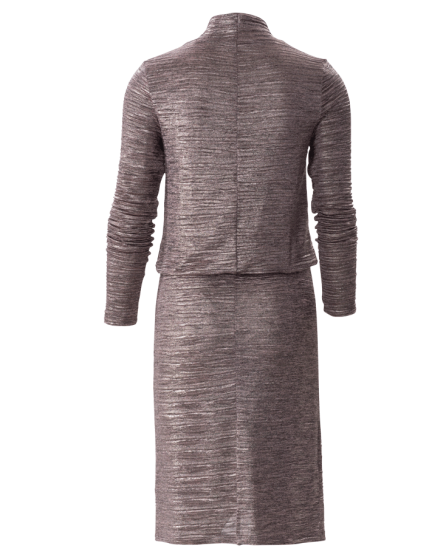 Robe jersey avec une jupe portefeuille n°6362