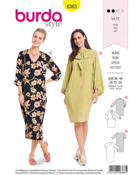 Robe boule à lavallière n°6363