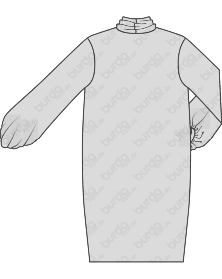 Robe boule à lavallière n°6363
