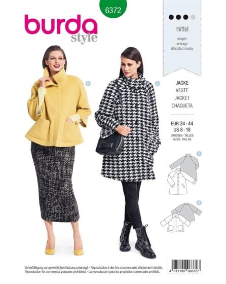 Veste raglan n°6372