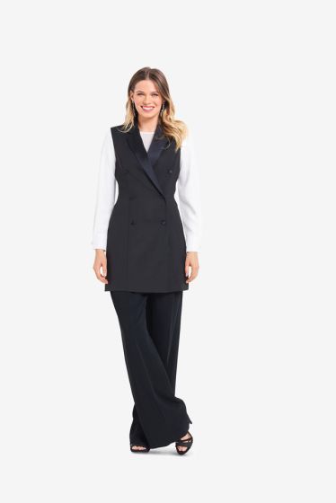 Gilet à revers n°6380
