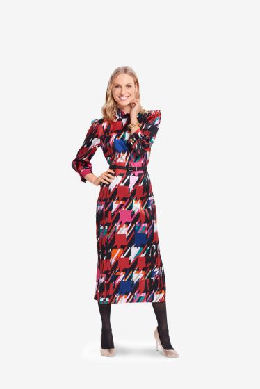 Robe trapèze façon Sixties n°6381