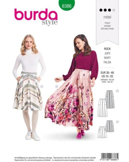 Jupe ample n°6386