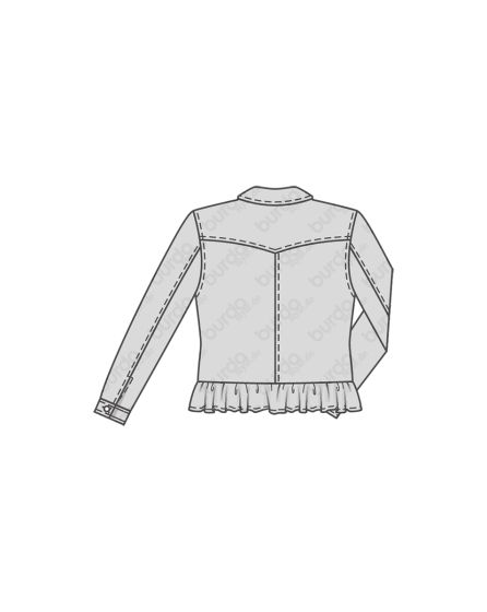 Gilet avec galon n°6407