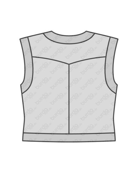 Gilet avec galon n°6407