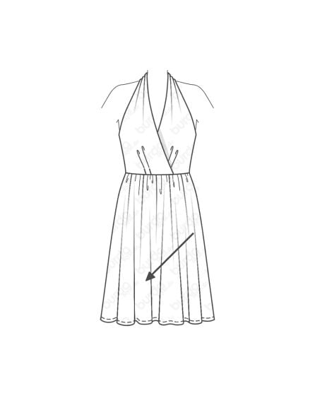 Robe dos nu n°6421