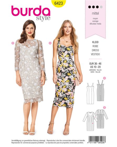 Robe à bretelles n°6423