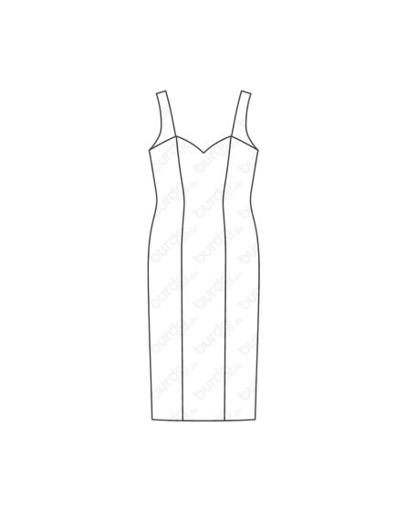 Robe à bretelles n°6423