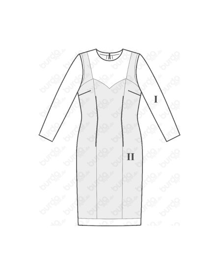 Robe à bretelles n°6423