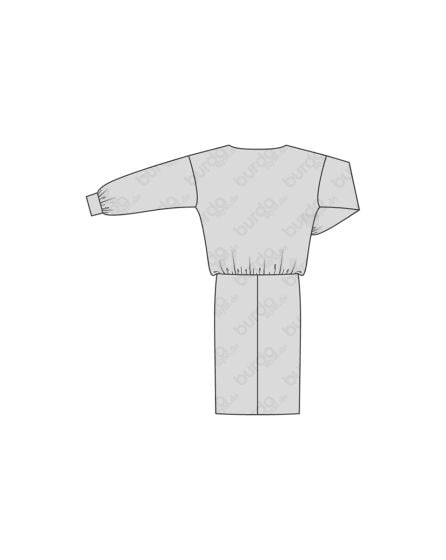Robes épaules débordantes n°6453