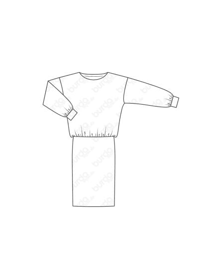 Robes épaules débordantes n°6453