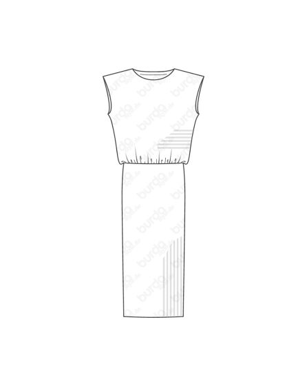 Robes épaules débordantes n°6453