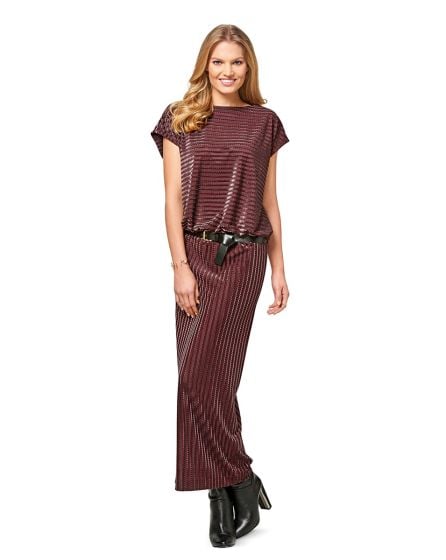 Robes épaules débordantes n°6453