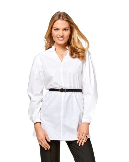 Blouse col droit  n°6456