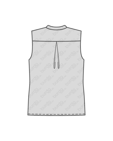 Blouse col droit  n°6456