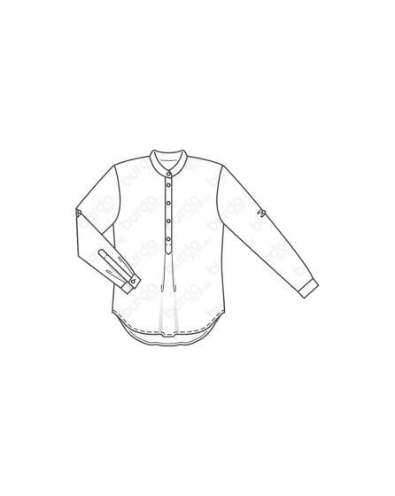 Chemisier fermeture polo n°6457