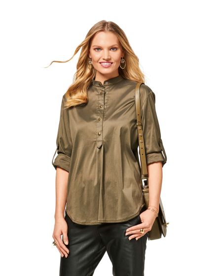 Chemisier fermeture polo n°6457