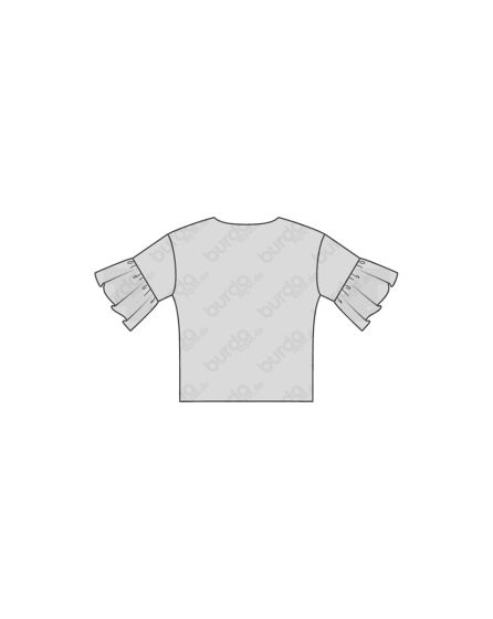 Blouse sans fermeture n°6458