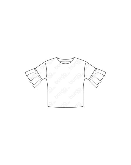 Blouse sans fermeture n°6458