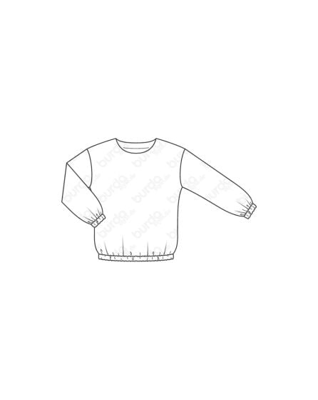 Blouse sans fermeture n°6458