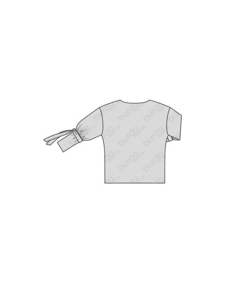 Blouse sans fermeture n°6458