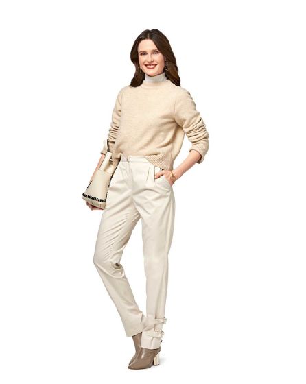 Pantalon à pinces n°6472