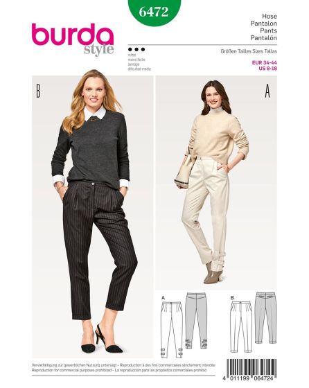 Pantalon à pinces n°6472