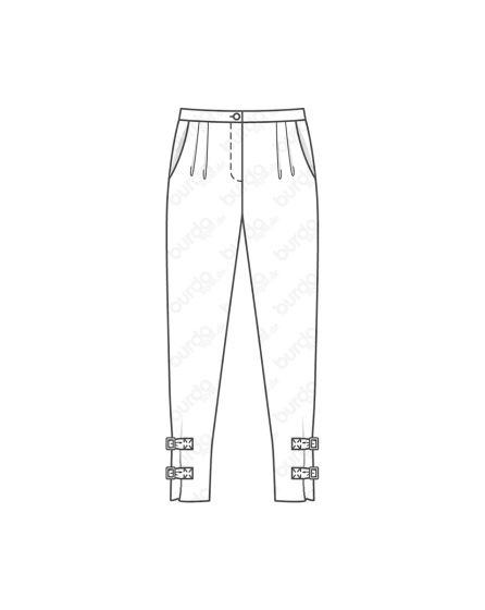 Pantalon à pinces n°6472