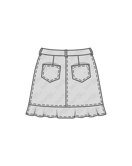 Mini-jupe n°6480