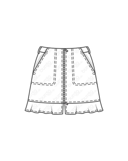 Mini-jupe n°6480