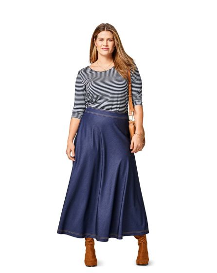 Jupe d'ampleur cloche n°6491