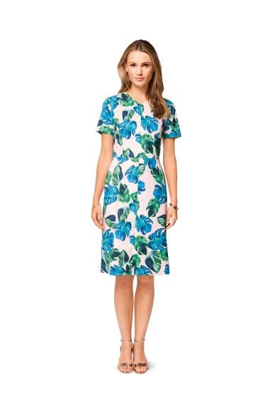 Robe encolure en V  n°6511
